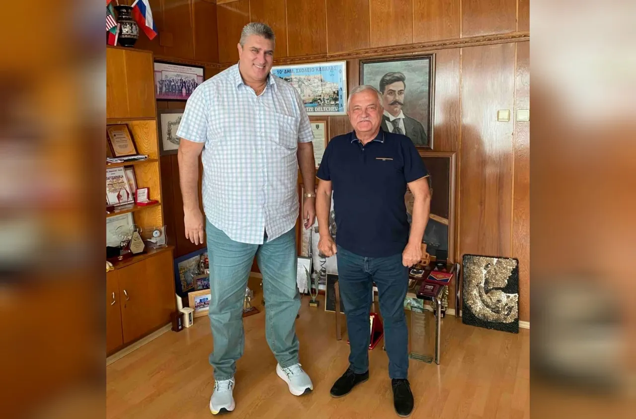 Любо Ганев на работна среща в Гоце Делчев