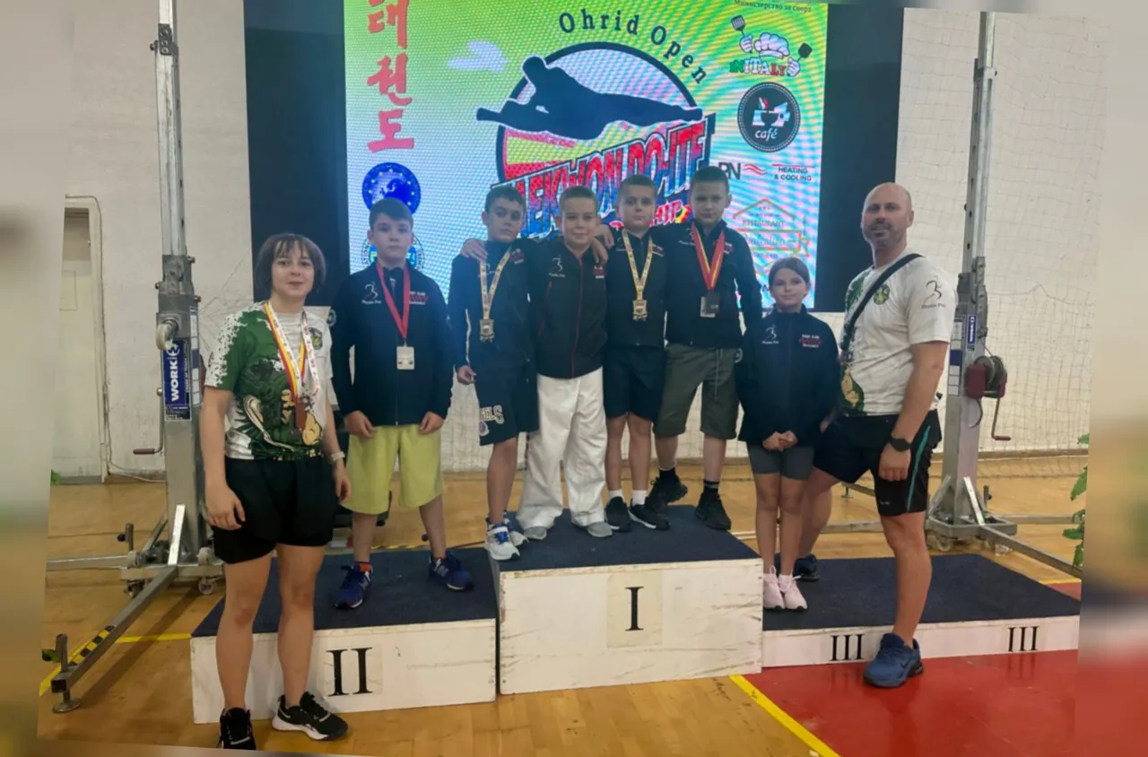 Таекундистите от Банско с девет медала от международен турнир
