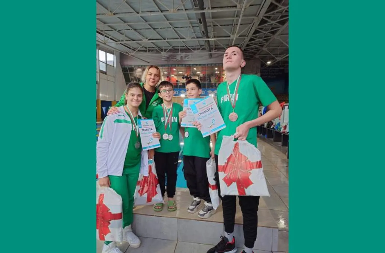 Плувен клуб "Пирин" се върна с куп медали от национален турнир