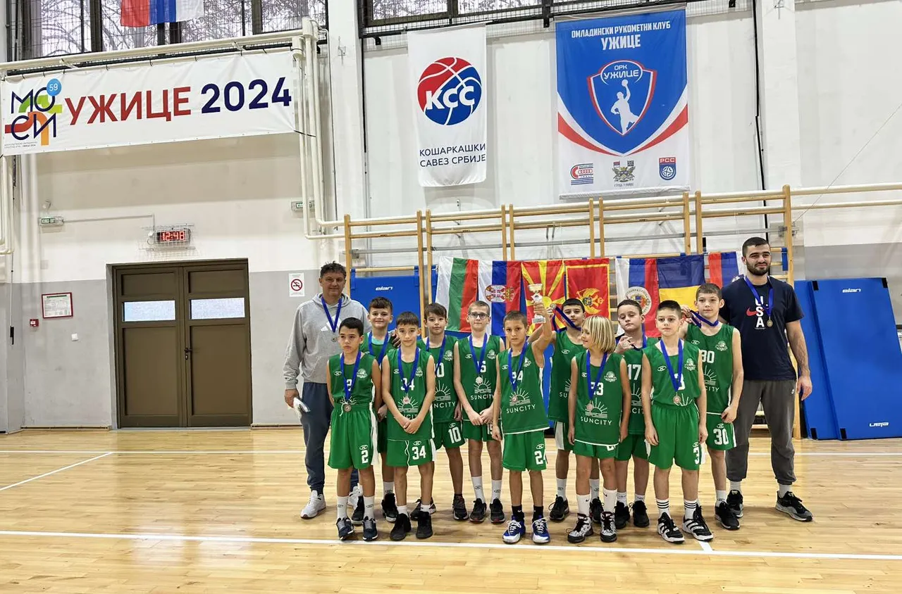 Международно отличие за децата на Баскетболен клуб "Вихрен"