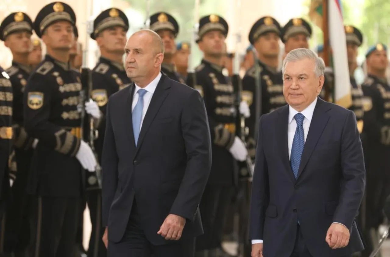Президентът Румен Радев пристигна на официално посещение в Узбекистан
