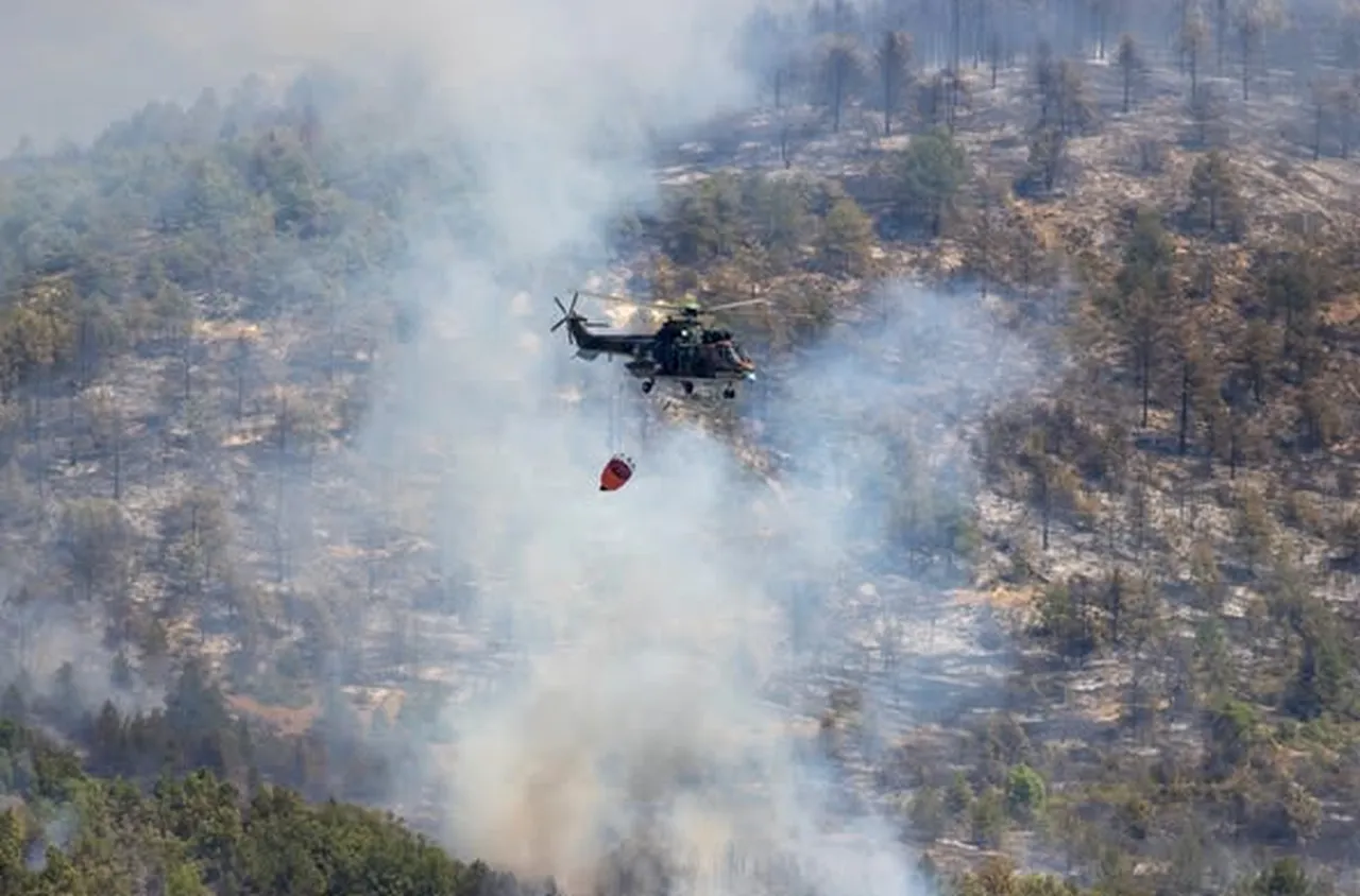 Около 100 човека продължават да гасят пожара в Пирин