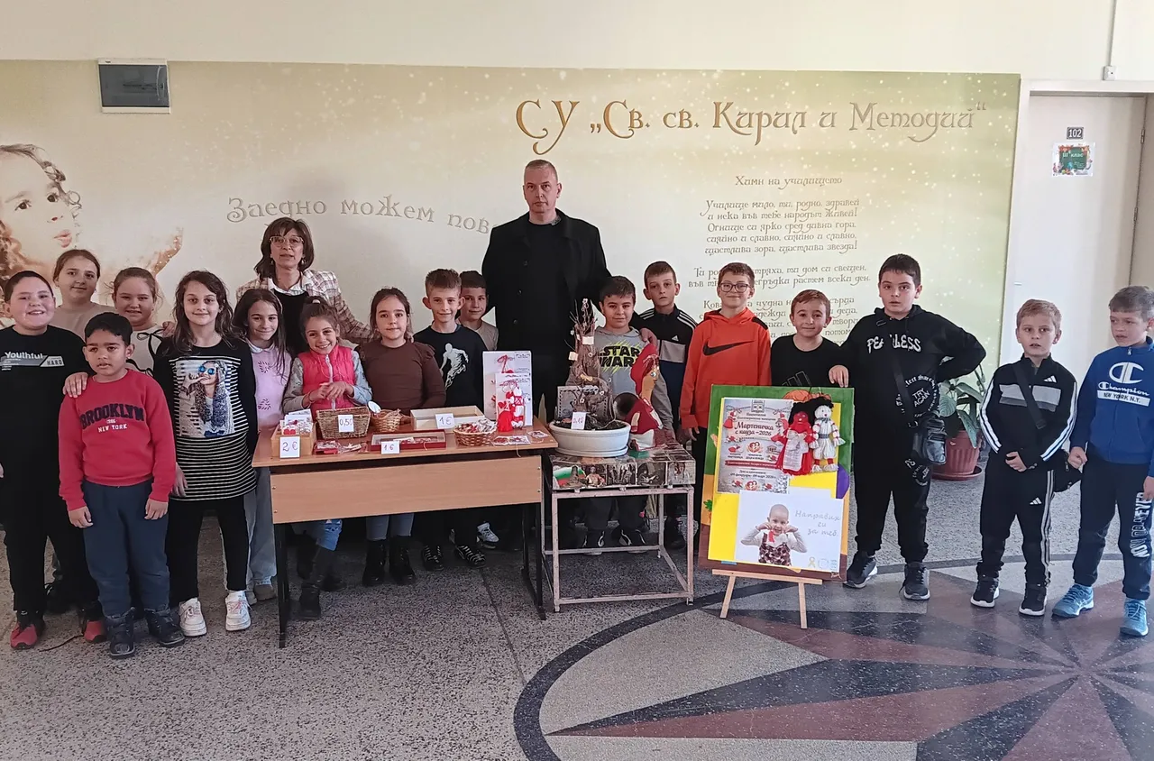 Второкласници от Якоруда с благотворителна инициатива за 1 март