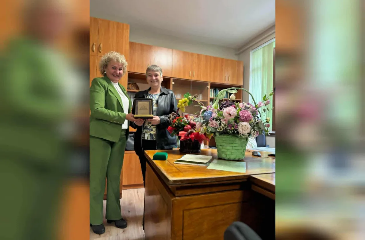 Признателност за директора на ДГС Оряхово инж. Снежана Гарданска