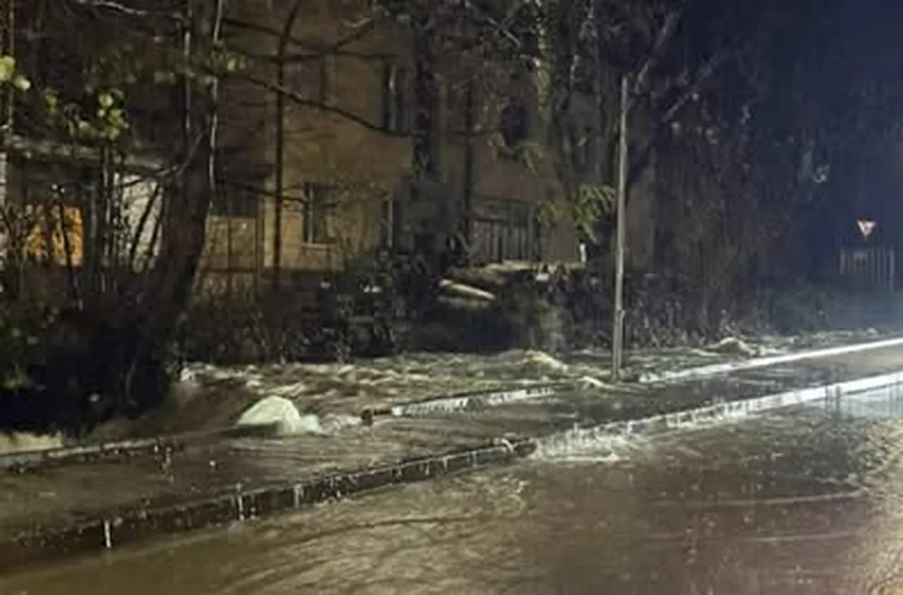 Река Язо в Разлог излезе от коритото си 