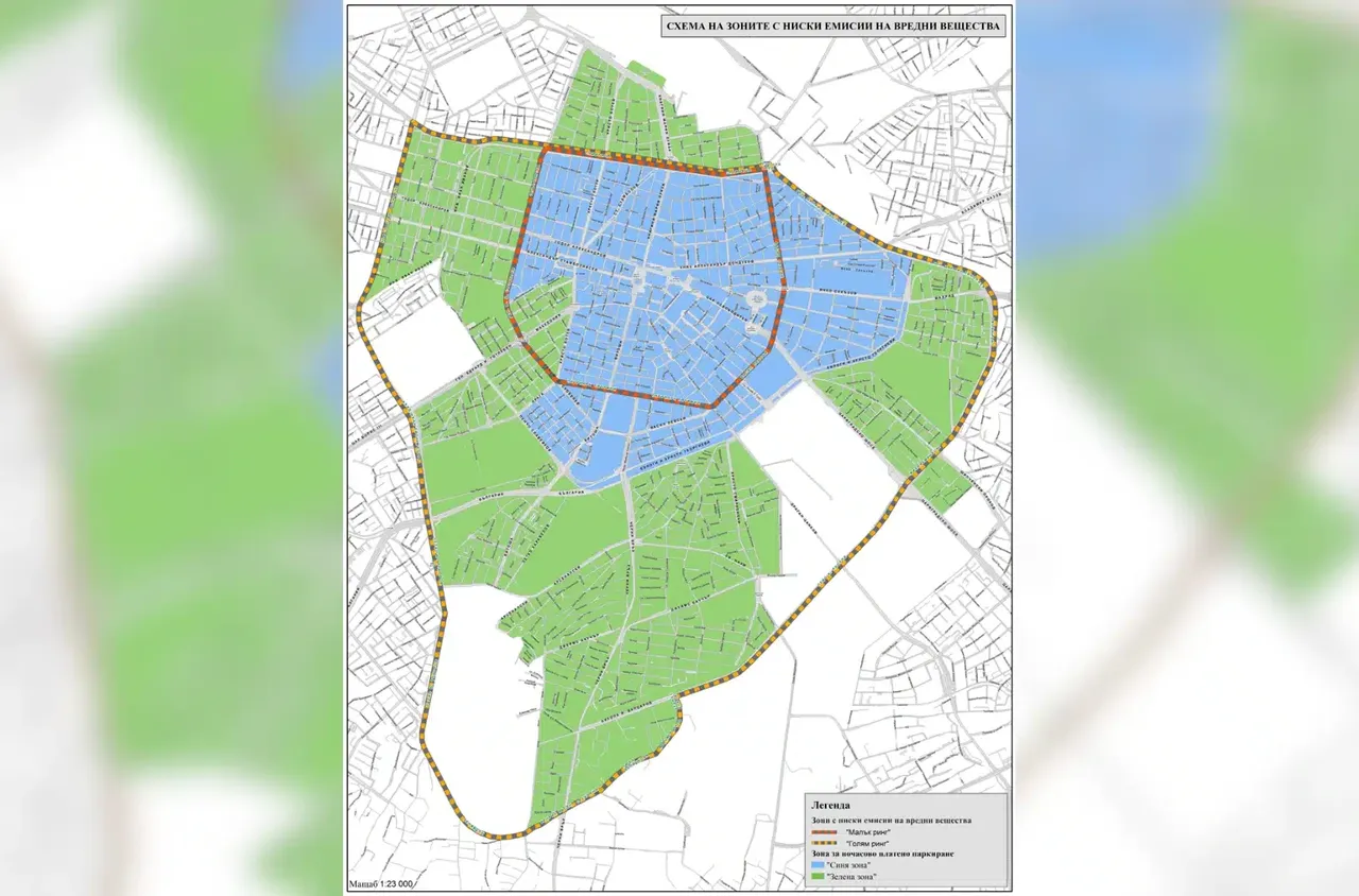 Без автомобили първа и втора категория в центъра на София