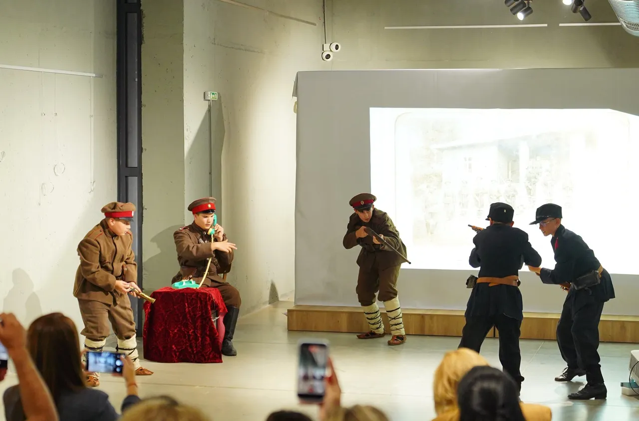 Ученици от Петрич представиха композиция по повод 100 години от Петричкия инцидент