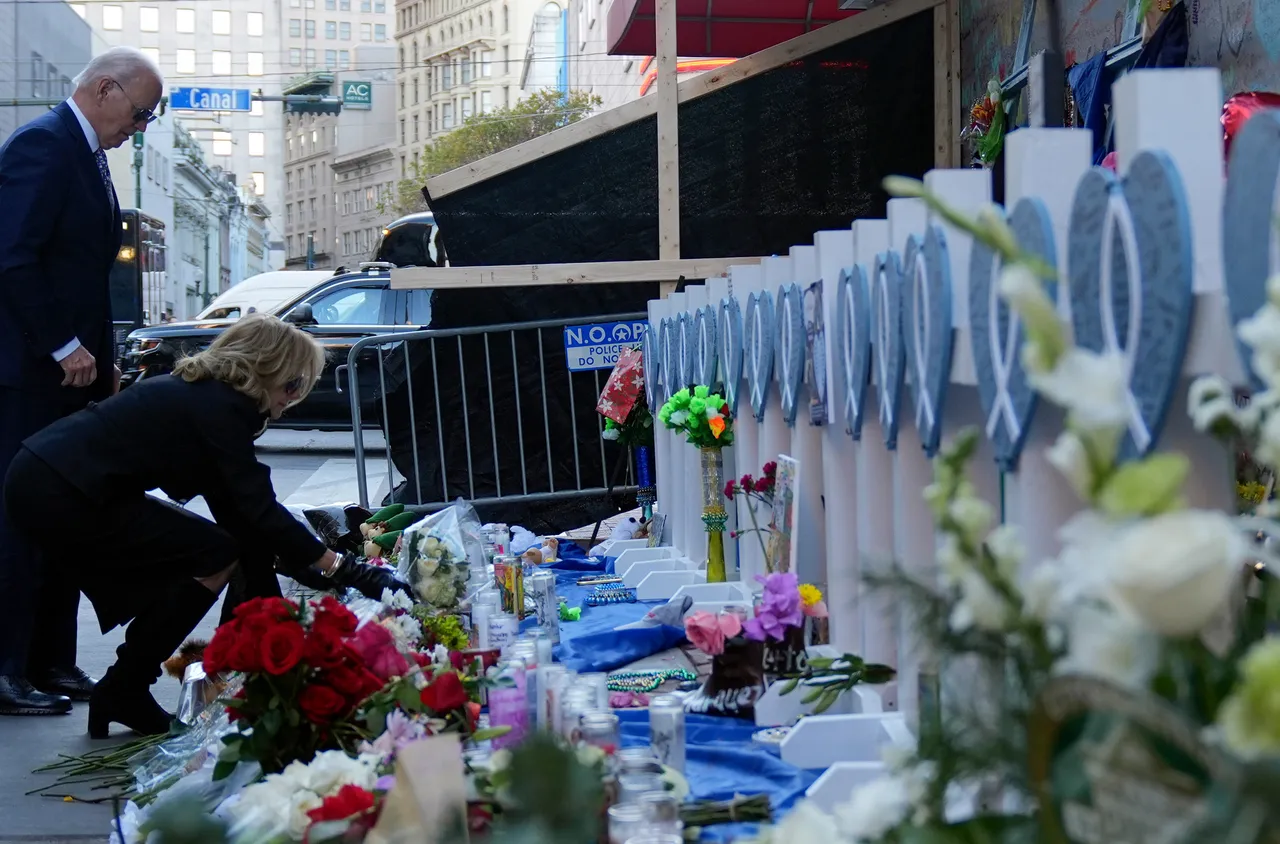 Президентското семейство посети мястото на атентата в Ню Орлиънс