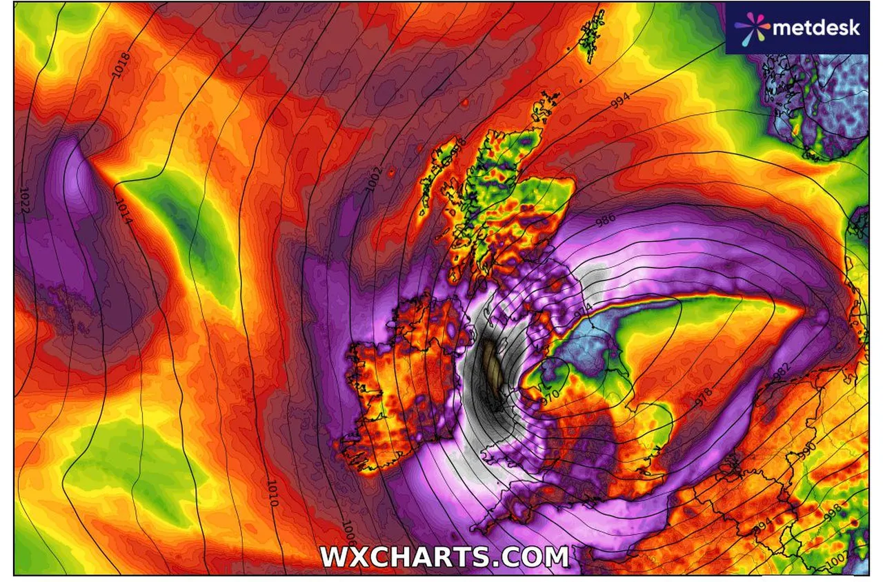 Великобритания се готви за силна буря със 150 км/ч