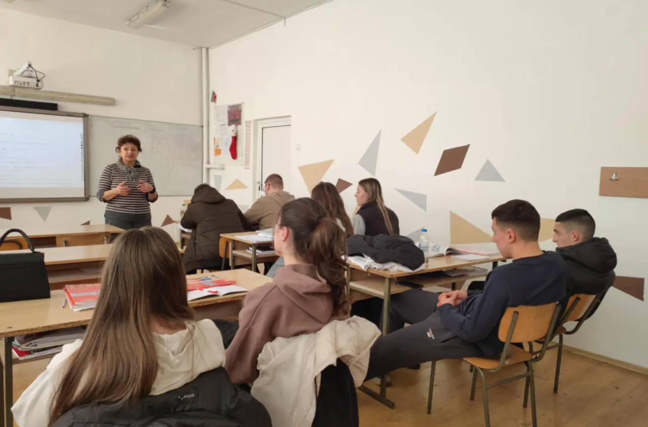 Ученици от Хаджидимово с открит урок по английски език на тема "Environmental Protection"