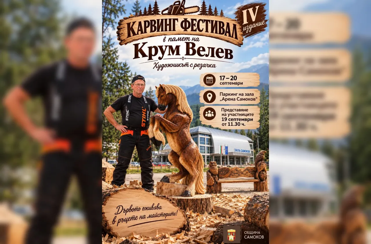 Дървото оживява под резачките: Четвърти карвинг фестивал в Самоков